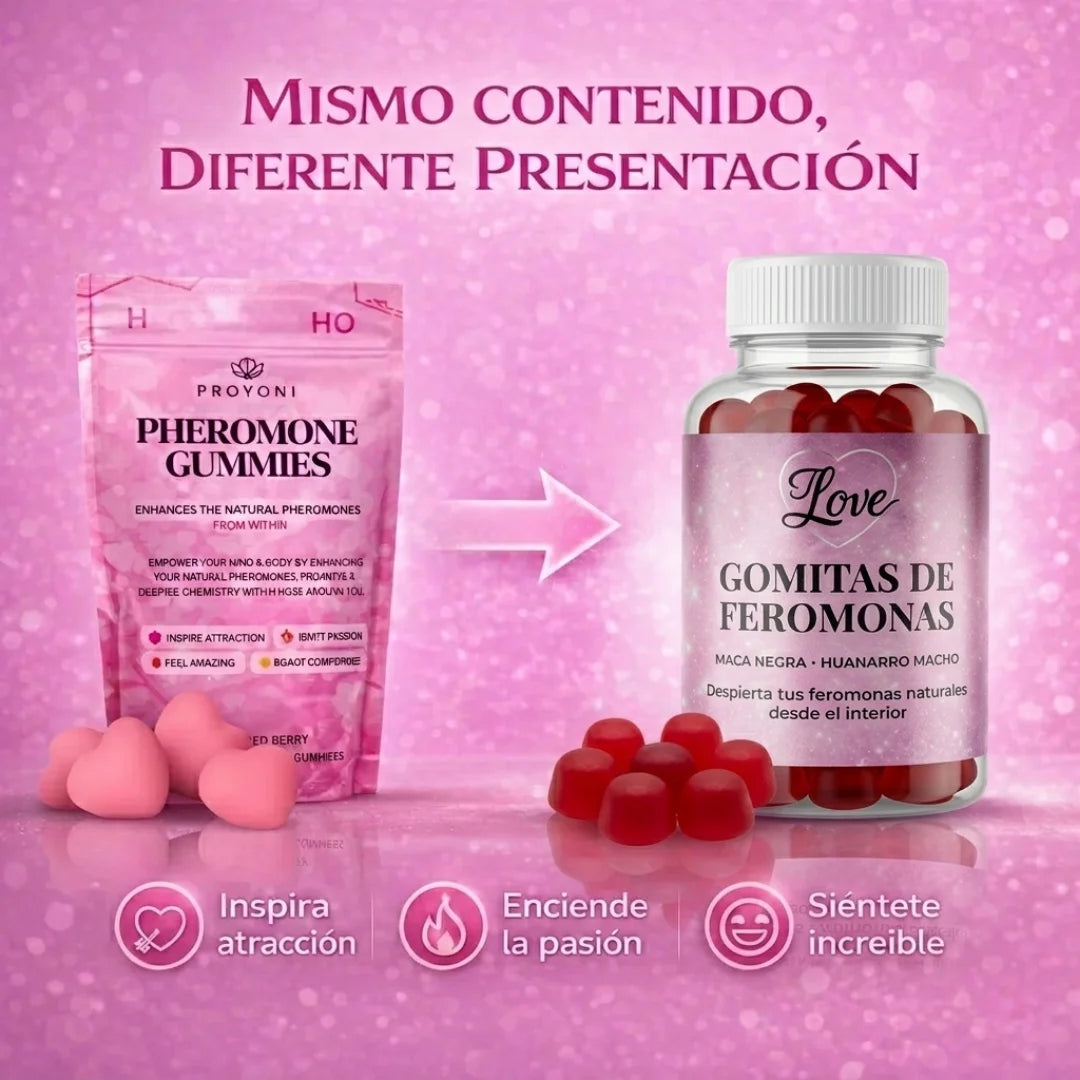 Gomitas con Feromonas – Más Atracción y Confianza