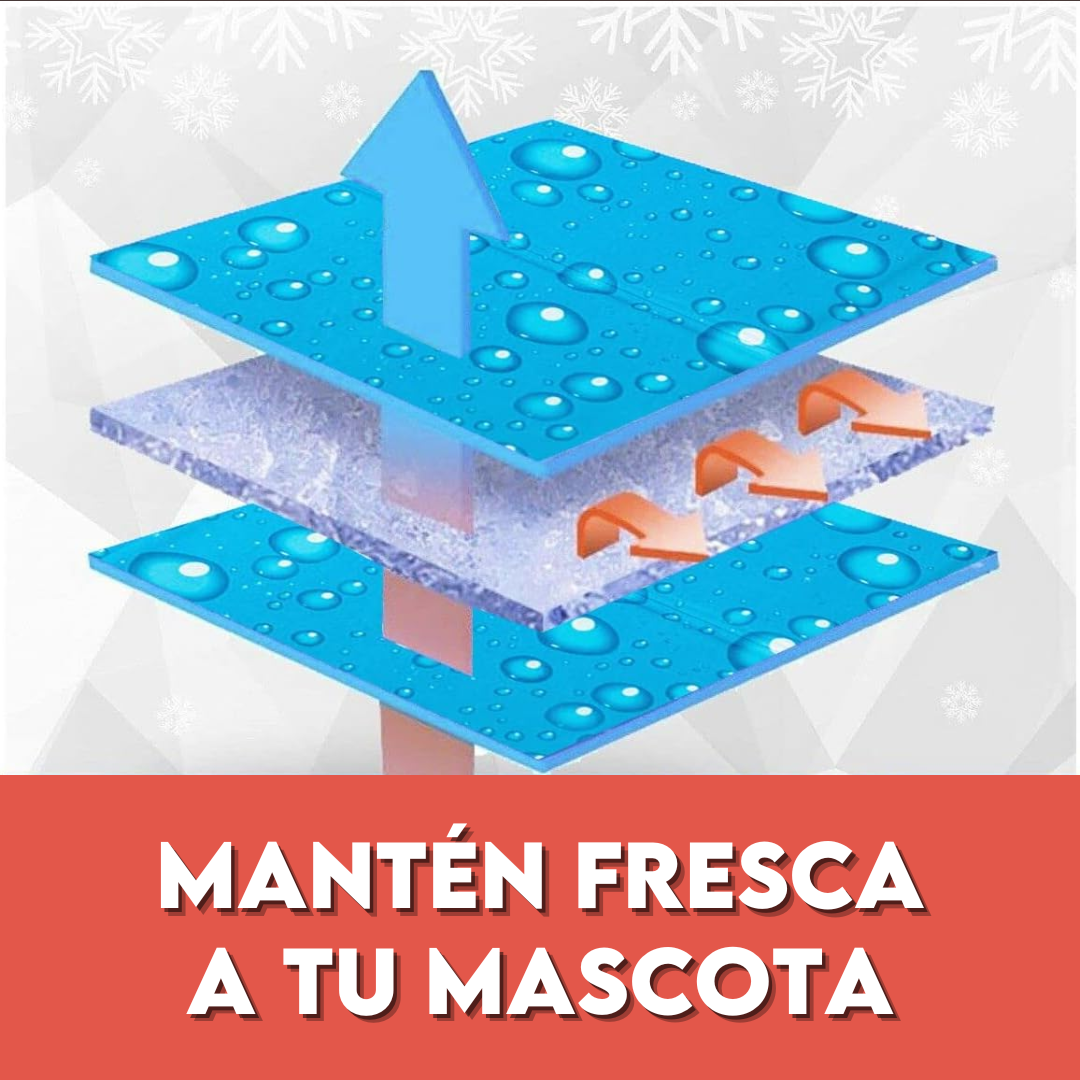Pet Cool Mat 🐾 ¡Tu mascota merece frescura total este verano! 🧊☀️