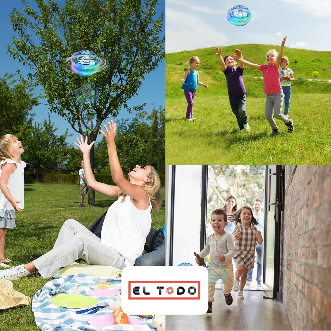 ¡El Spinner Volador Revoluciona el Juego! 🌟 Luces LED sorprendentes y vuelo con solo una mano 🌟