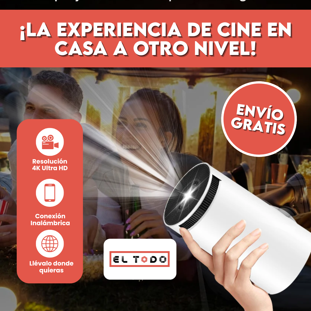 Proyector HY300 PRO 🎬 ¡Cine en casa a tu alcance!✨