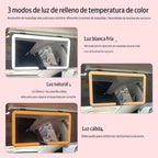 💄 GlamiLuz™ – El espejo con luz que transforma tu carro en tu tocador personal
