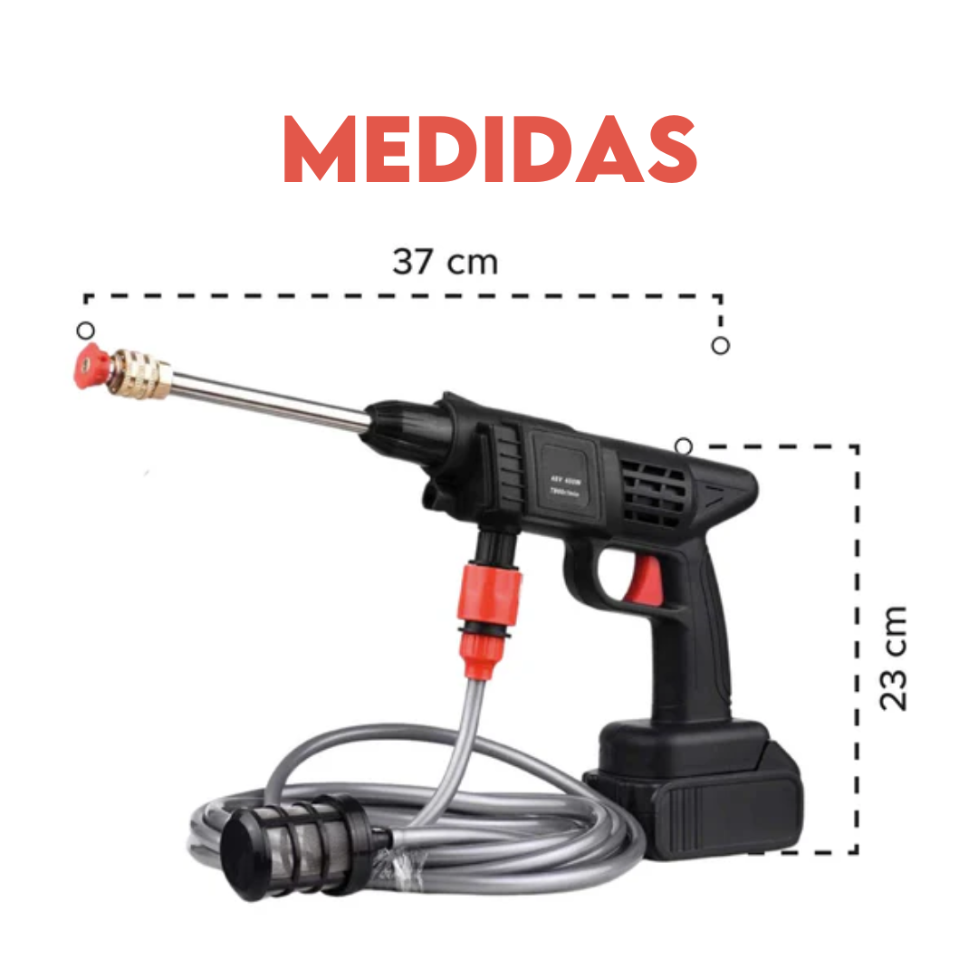Hidrolavadora Inalámbrica🔥 ¡Limpieza potente sin cables y estés donde estés! 🔋💦
