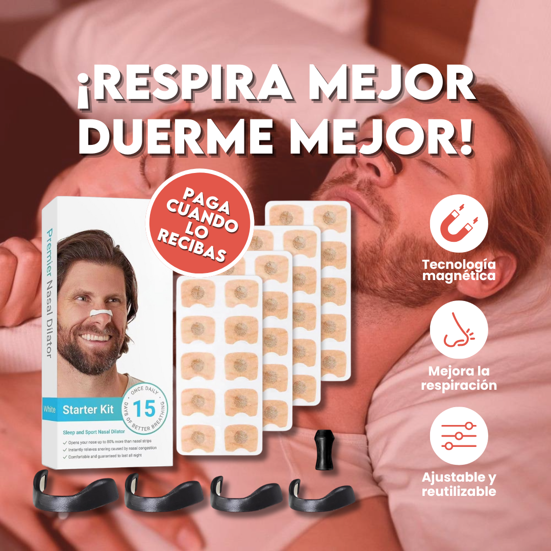 🧲 Parches Nasales Magnéticos Intake – Respira Mejor, Duerme Mejor 🌙 | Importados de USA 🇺🇸