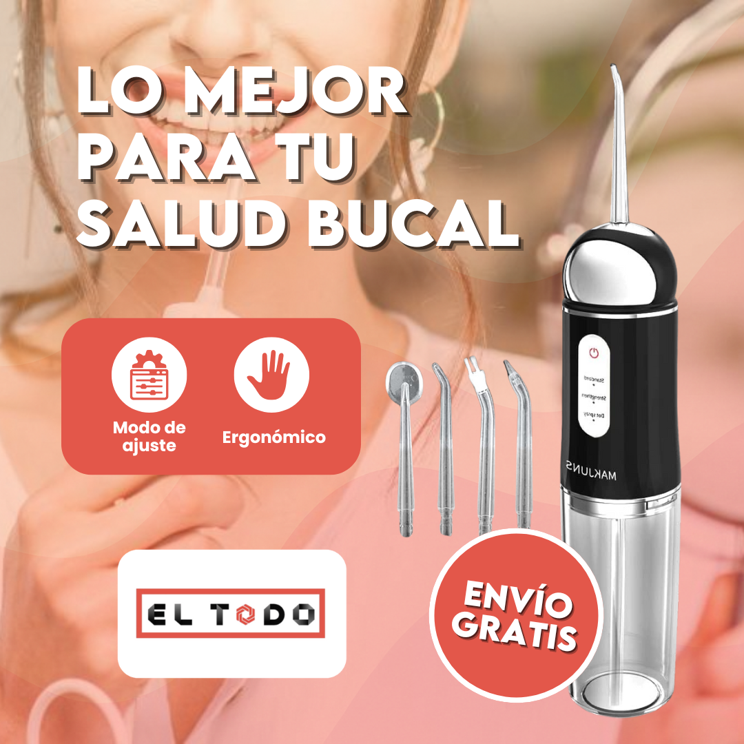 Irrigador Bucal 🦷 Limpieza profunda sin esfuerzo desde casa 💦