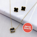 Combo Collar y Aretes Elegantes - El Toque Perfecto para Tu Look ¡Luce Imparable!