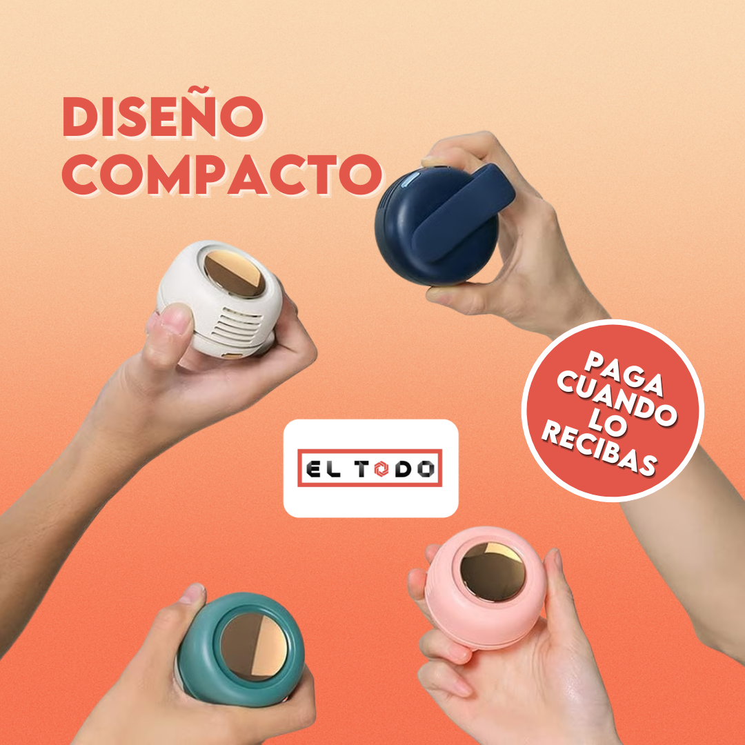 🔥 ¡La revolución del verano ya llegó! CoolGo™ - El mini ventilador manos libres que todos quieren 💨