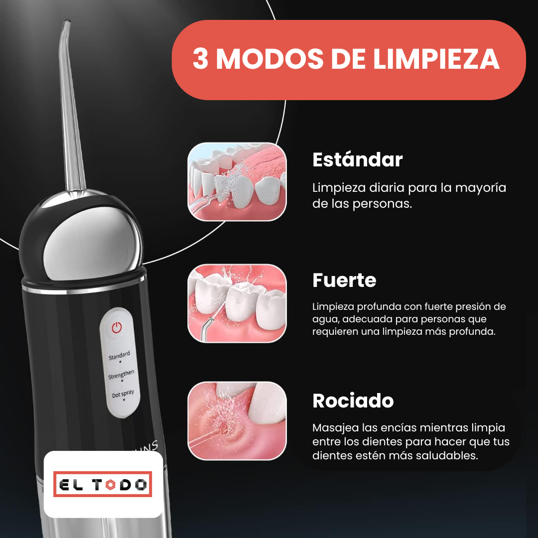 Irrigador Bucal 🦷 Limpieza profunda sin esfuerzo desde casa 💦