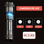 🔦 LuzMax® Pro 500 – Linterna LED Recargable de Alto Alcance y Ultra Potencia 🚨