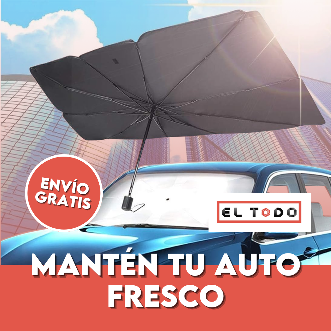 ⛱️ Parasol para autos ¡Mantén tu coche fresco todo el día! 🌞🚗