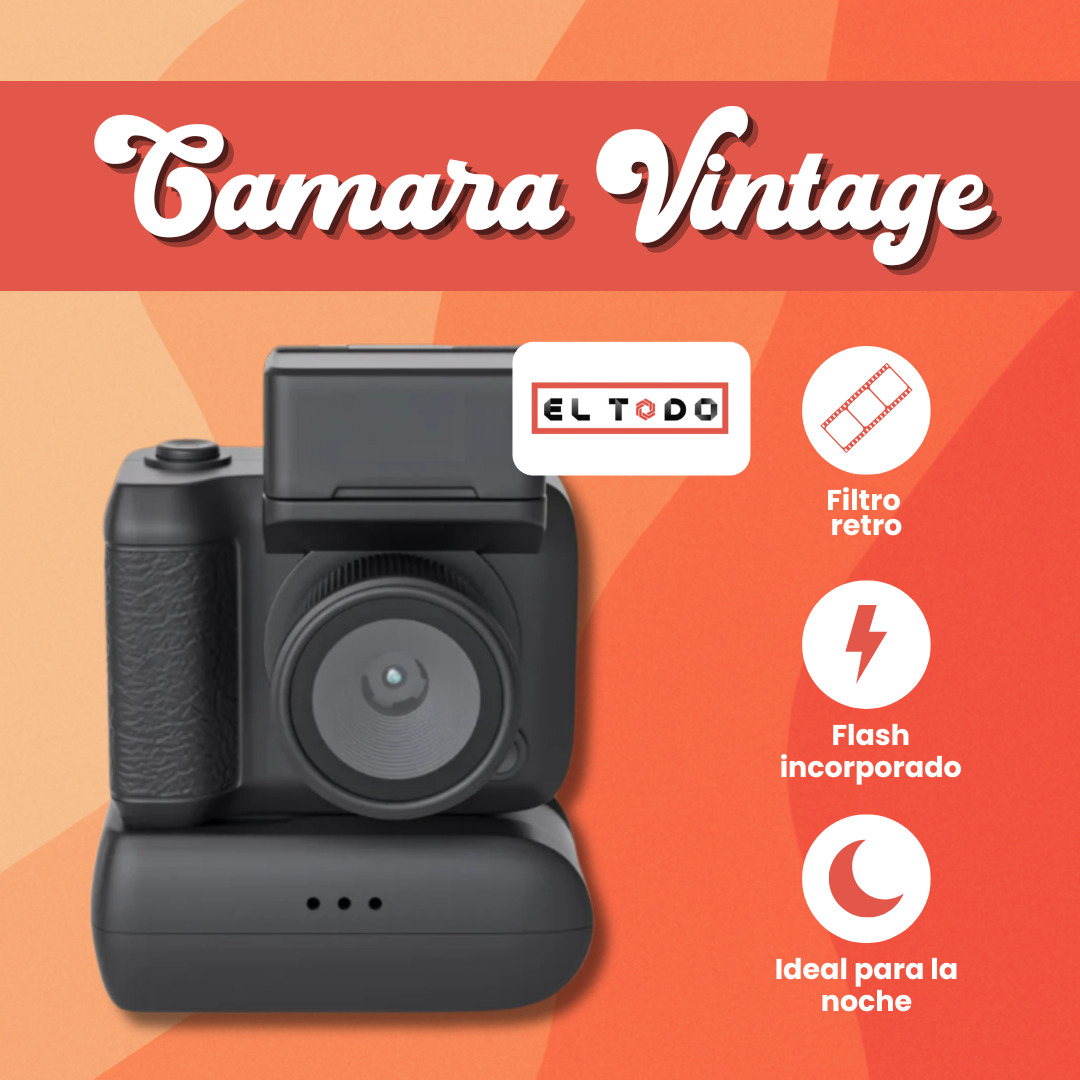 📸 RetroCam™: La cámara vintage que está rompiendo TikTok 🎞️ ¡Captura tus momentos con estilo Y2K  y llévala contigo a donde vayas!