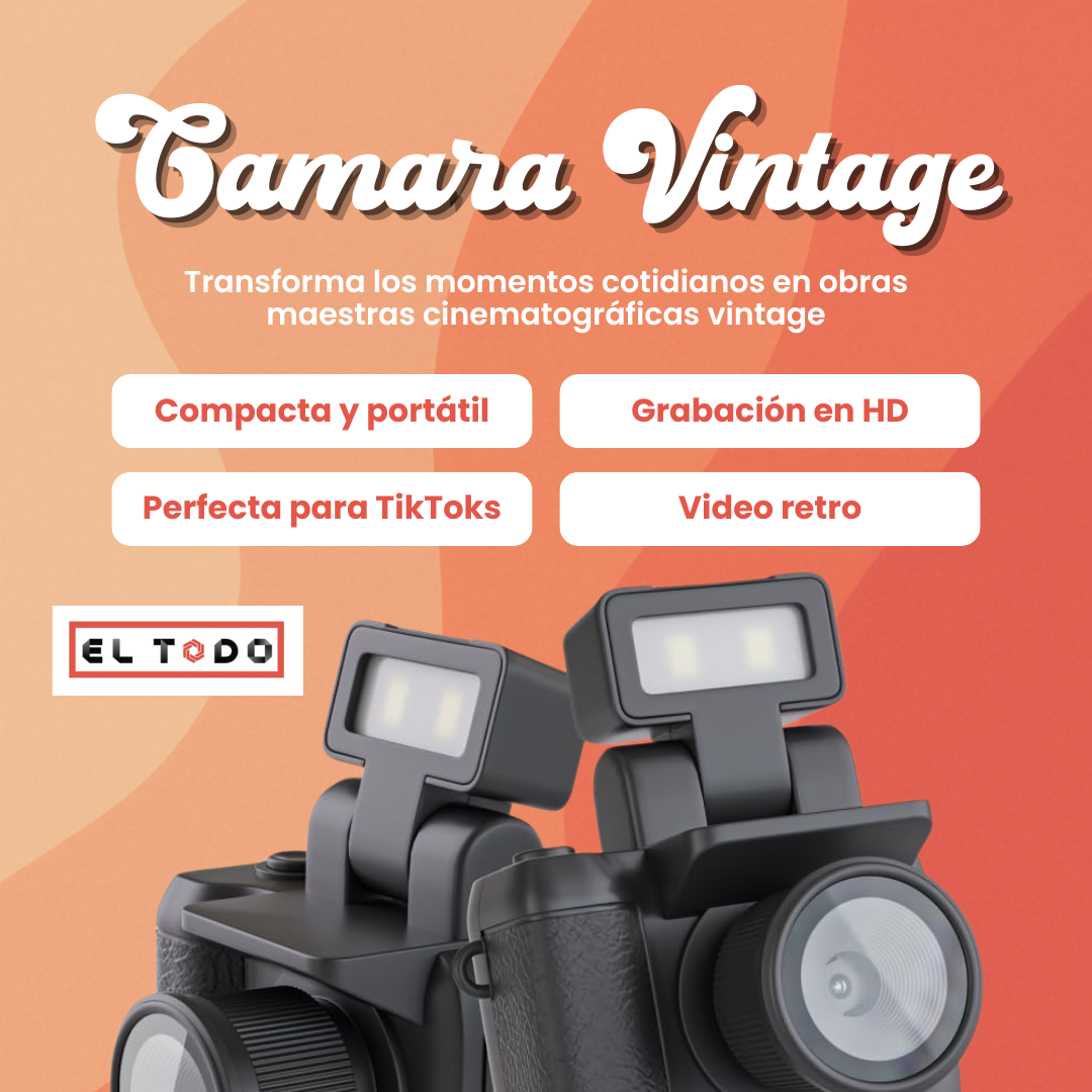 📸 RetroCam™: La cámara vintage que está rompiendo TikTok 🎞️ ¡Captura tus momentos con estilo Y2K  y llévala contigo a donde vayas!