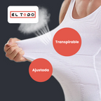 🔥 ¡Moldea tu Abdomen al Instante y Siéntete Más Seguro! 💪 Camiseta con Compresión Abdominal