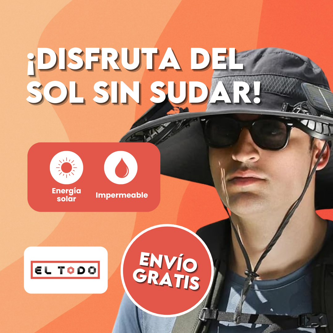 🌞 CoolSun: El sombrero con ventilador solar que te mantiene fresco, sin esfuerzo. 🌬️ ¡Disfruta del sol sin sudar! 😎🌞
