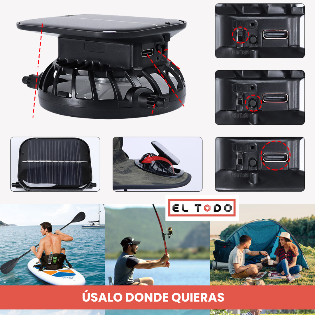 🌞 CoolSun: El sombrero con ventilador solar que te mantiene fresco, sin esfuerzo. 🌬️ ¡Disfruta del sol sin sudar! 😎🌞