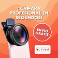 Lente para cámara 📸 ¡Convierte tu celular en una cámara profesional en segundos! 🤳