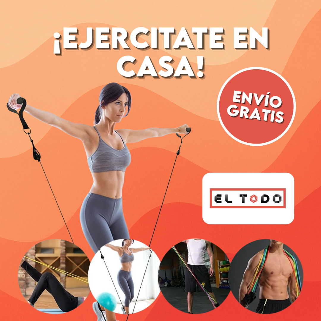 Ligas de resistencia🏋️‍♂️ ¡Transforma tu cuerpo sin salir de casa! 💪🔥
