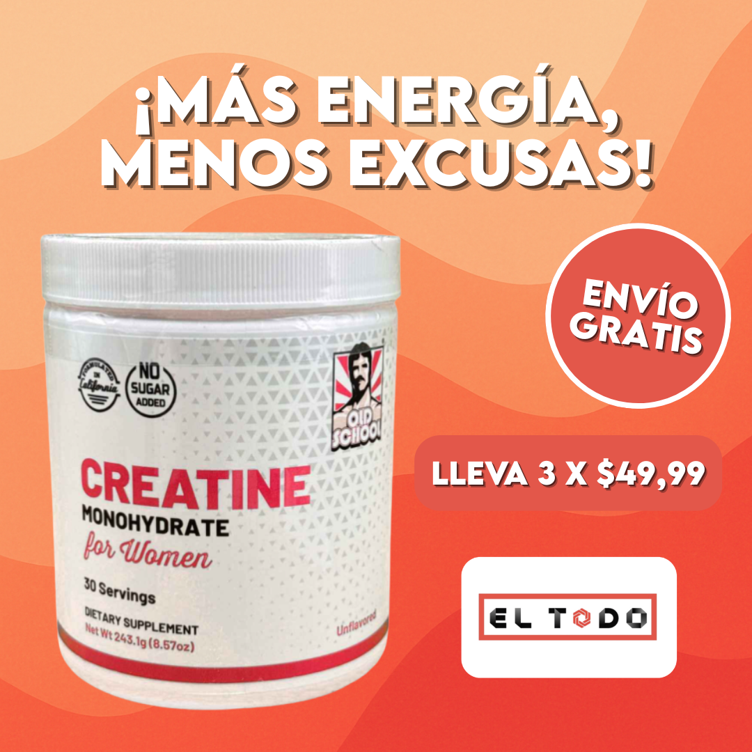 Creatina Monohidratada 💪 ¡Tu fuerza, tu cuerpo, tu momento! 🌸