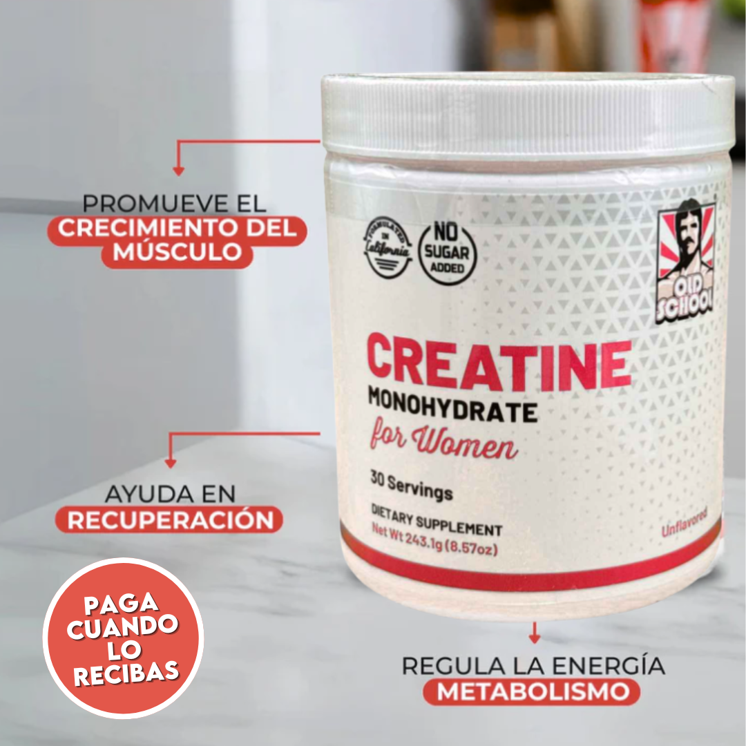 Creatina Monohidratada 💪 ¡Tu fuerza, tu cuerpo, tu momento! 🌸