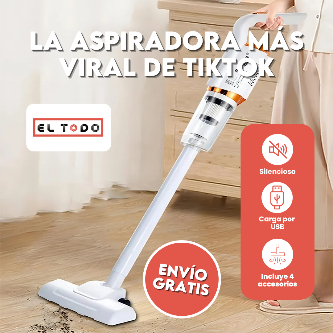 Aspiradora inalámbrica 3 en 1🧹 ¡La limpieza nunca fue tan rápida y cómoda! ⚡