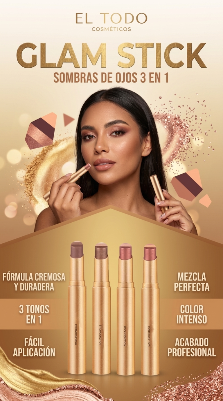 Glam Stick - 3 colores en 1