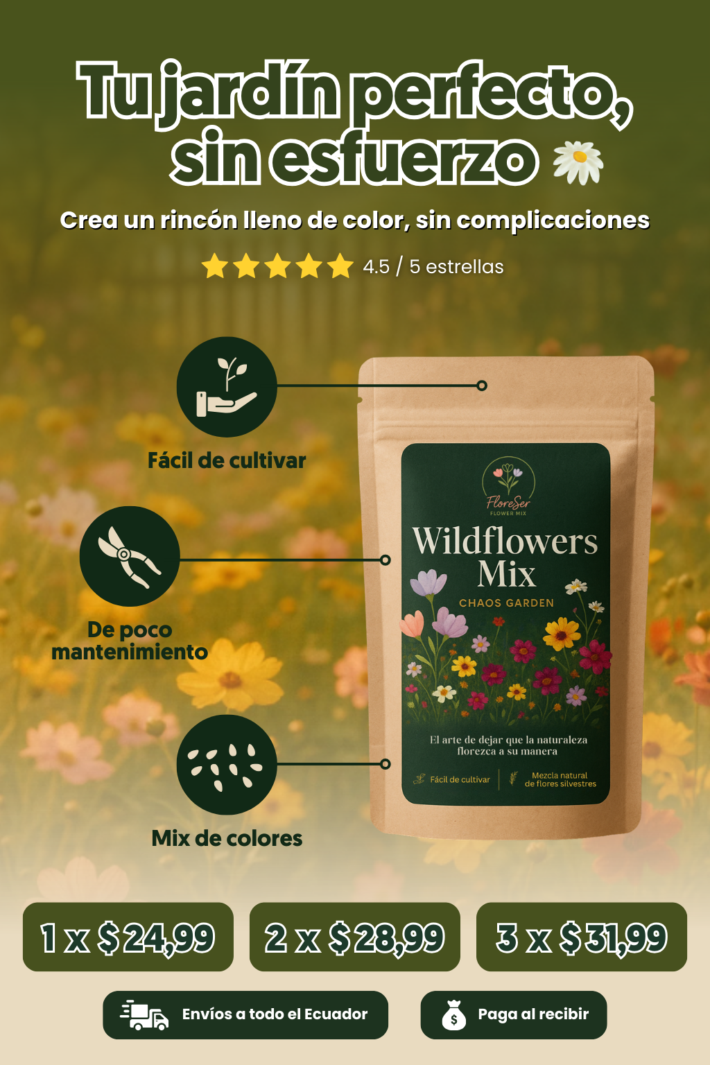 Wildflowers Mix - Semillas Floreser