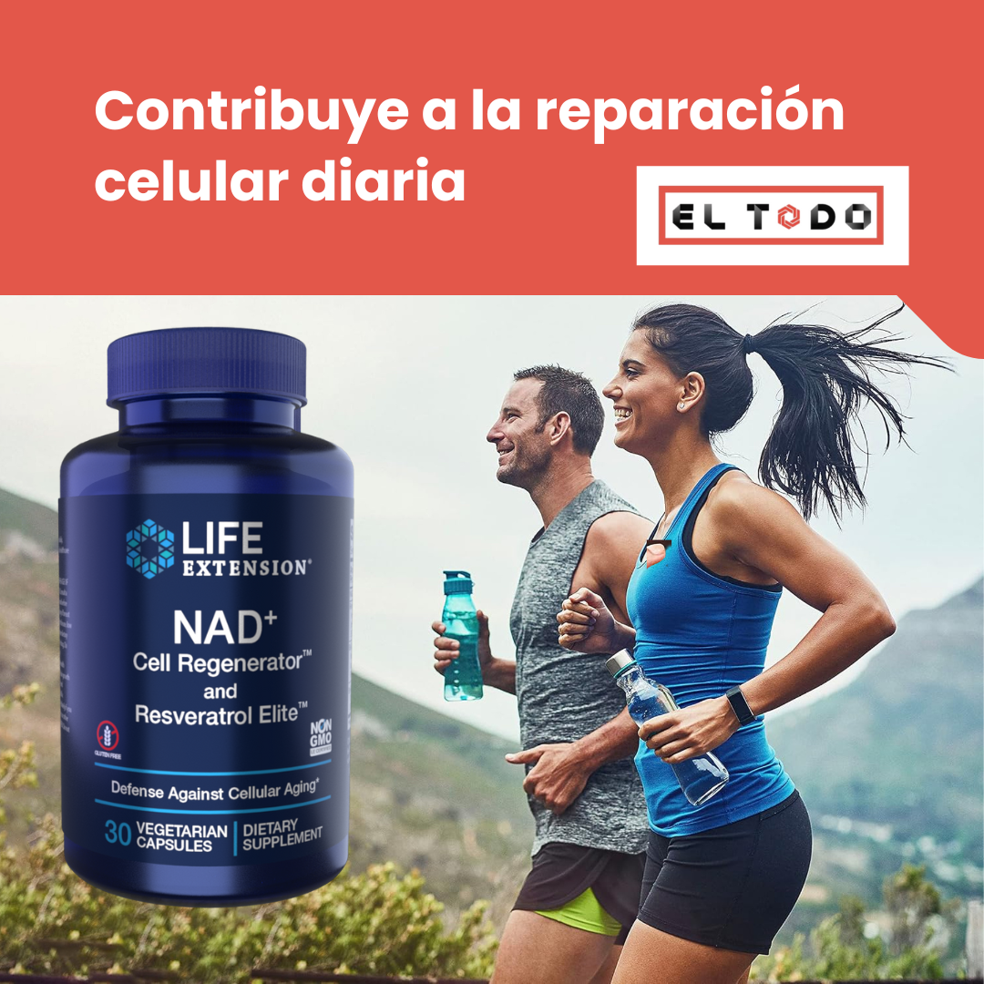 NAD+ 300 mg con Resveratrol🧠⚡ Energía, mente clara y vitalidad… ¡en una sola cápsula!
