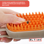 ¡Cepillo para Mascotas a Vapor!💨¡El Mejor Cuidado para tu Perro y Gato! 🐱🐶✨