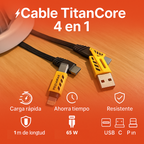 ⚡Cargador TitanCore 4 en 1 | La potencia que simplifica tu día