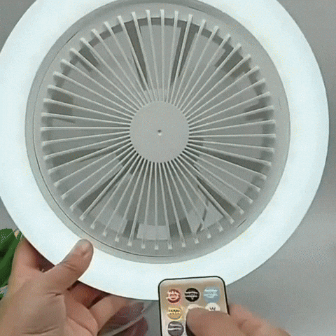 EcoFan® 🌬️💡 - Ventilador de Techo LED con Control Remoto, Eficiencia Energética y Diseño Moderno