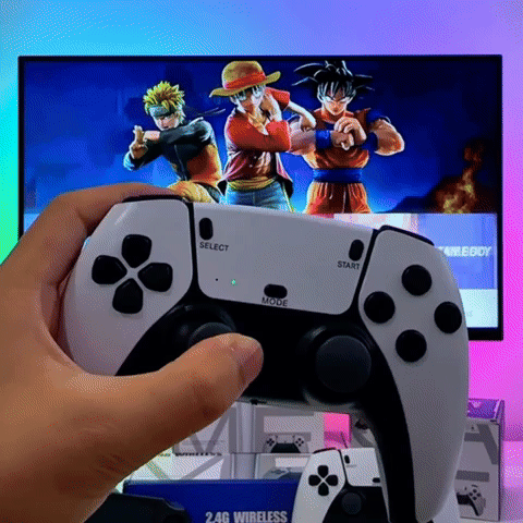 🎮 RetroBox® – Consola Retro con +20.000 Juegos y Controles Inalámbricos 4K