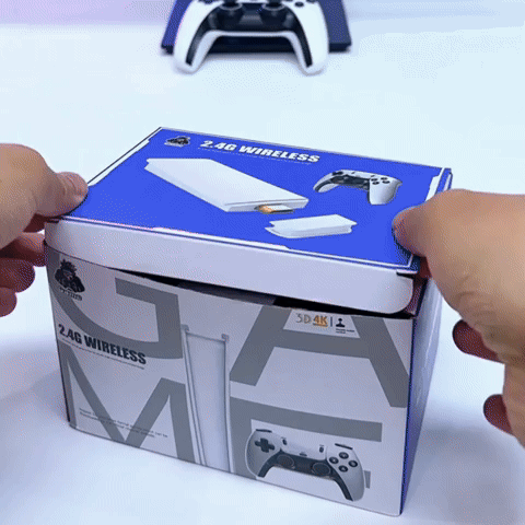 🎮 RetroBox® – Consola Retro con +20.000 Juegos y Controles Inalámbricos 4K