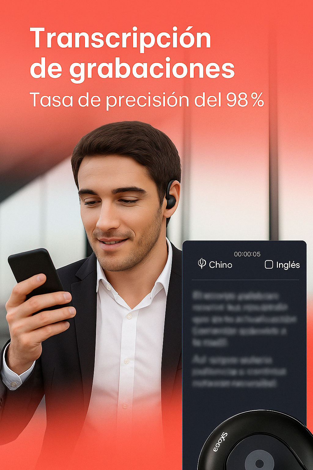 Audífonos Traductores Con Inteligencia Artificial