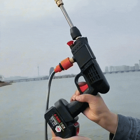 Hidrolavadora Inalámbrica🔥 ¡Limpieza potente sin cables y estés donde estés! 🔋💦